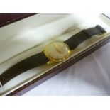 A 1960's gentleman's 18ct gold wristwatc