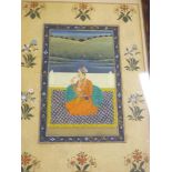 An Indian Moghul watercolour depicting a