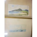 Two coloured etchings signed by R. Cress