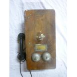 A GWR wooden rectangular signal box tele