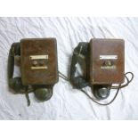 Two GWR signal box telephones "Truro-Pen