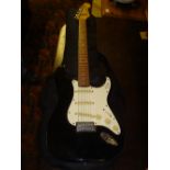 WITHDRAWN. A Fender Stratocaster style electric guitar.
