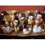 Staffordshire Fine Ceramics, The Shakespeare collection, nine jugs etc.