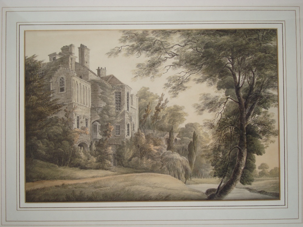 Early 19th Century British School. Guy's Cliffe House, Warwickshire, watercolour, unsigned, f/g.