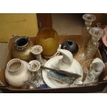 A mixed lot of ceramics, glass etc.