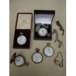 A gold plated Vertex Revue Gentleman's pocket watch,