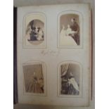 An album of 19th Century cabinet photographs, cartes de visite, Royal Family, Aberdonian worthies,