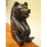 A hanging 'Black Forest' or German bear.