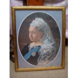 A chromolithograph, Queen Victoria.