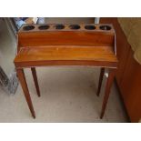 A mahogany side table,