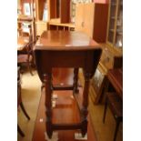 A gateleg table.