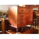 An Edwardian chest of drawers.