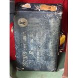 A WWII luggage case named to "Captain Harvey"