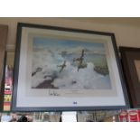 A limited edition print "Duel of Eagles" by Robert Taylor,