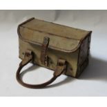 A leather ammunition case with WD Stamp,