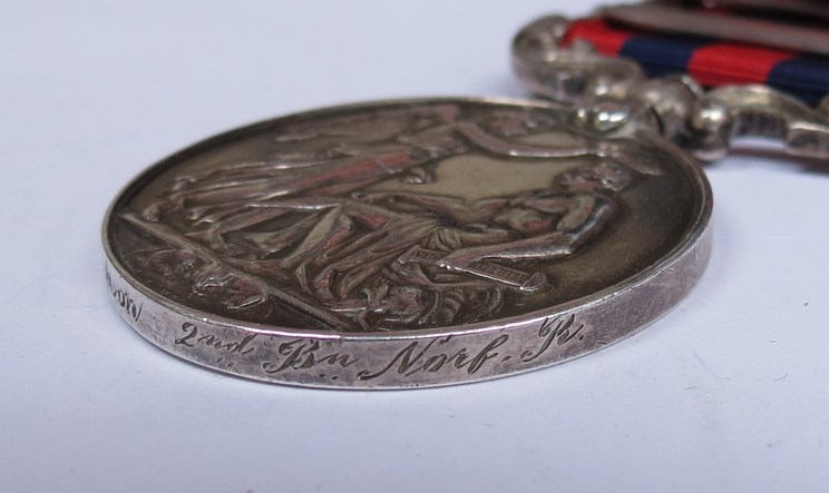 An India General Service medal (IGS) named to 1570 Pte. S. - Image 3 of 3