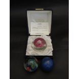 A Caithness "Damson" limited edition paperweight, 99/500,