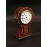 An A&W Hubbard, Ipswich balloon mantel clock,