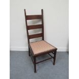 A 1902 William Birch bedroom/nursing chair,