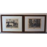 Two pencil signed etchings after W.Dendy Sadler, Published February 1908 by L.H.