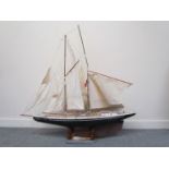 A model yacht- "Bluenose"