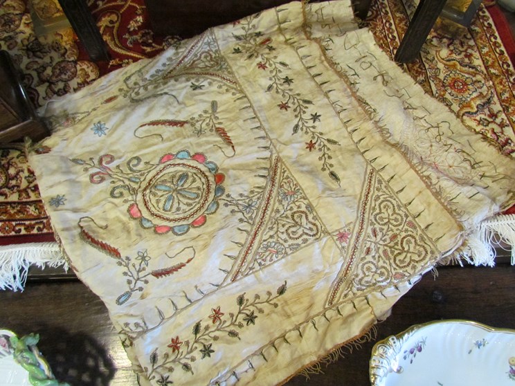 An 18th Century Italian table cloth,