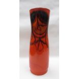 A 1960's Poole Pottery "Delphis" range waisted vase,