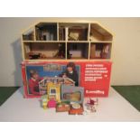 A boxed Lundby dolls house and furniture