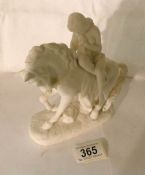 A Goss figure of Lady Godiva
 
This is in good condition with no damage observed
there is a