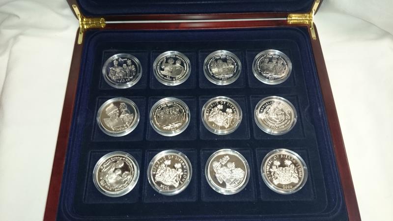 24 cased silver proof coins, Queen Elizabeth's 80th birthday - Image 2 of 4