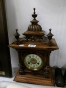 A German H.A.C 14 day bracket clock with key and pendulum
 
Case in good clean condition
Both