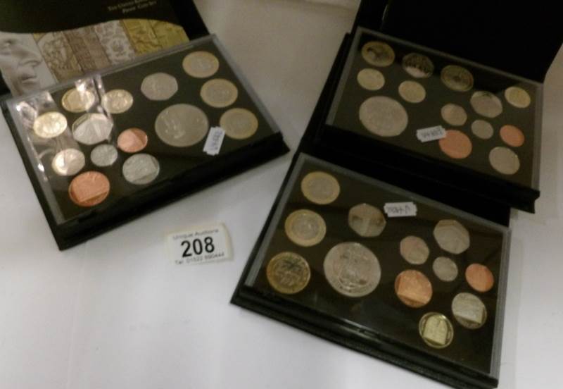 3 Royal Mint UK proof coins sets, 2009-2011 - Image 5 of 5