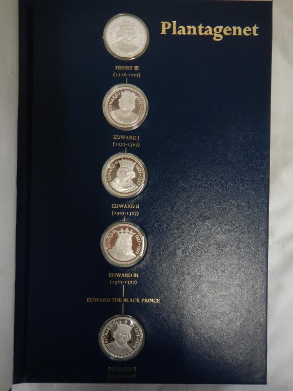 A 43 piece silver Kings and Queens coin collection, Edward the Confessor to Queen Elizabeth II - Image 4 of 10