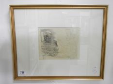 A signed print by Pablo Picasso front the Volland Suite series
 
This is hand signed