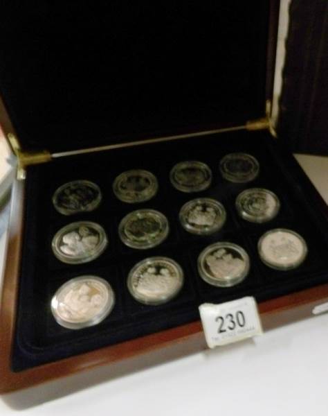 24 cased silver proof coins, Queen Elizabeth's 80th birthday - Image 4 of 4