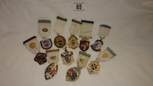10 Masonic medals
