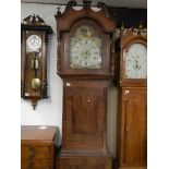 A mahogany cased Grandfather clock by W Flather, Halifax
 
30 hour movement, made to look like