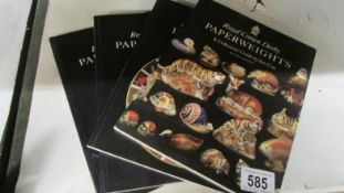 4 Royal Crown Derby paperweight books