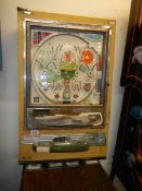 An old slot machine,