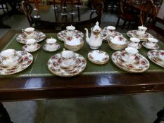 Approximately 70 pieces of Royal Albert Old Country Roses tea and dinner ware