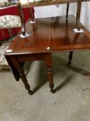 A mahogany Pembroke table