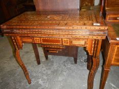 An Anglo Indian games table