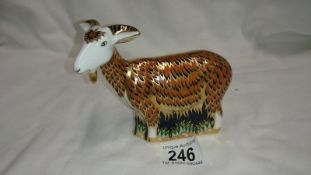 A Royal Crown Derby paperweight, Nanny Goat, visitor centre exclusive
 
This is in good