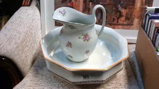 A jug and basin set