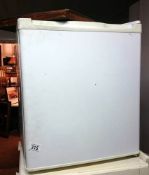 A table top fridge