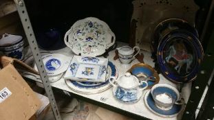 A mixed lot of plates including Coalport