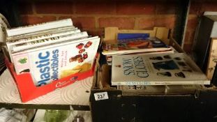 2 boxes of craft books