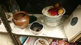 A quantity of assorted pottery etc.