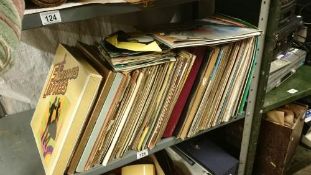 A quantity of LP records