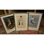 3 framed and glazed Schwepps adverts